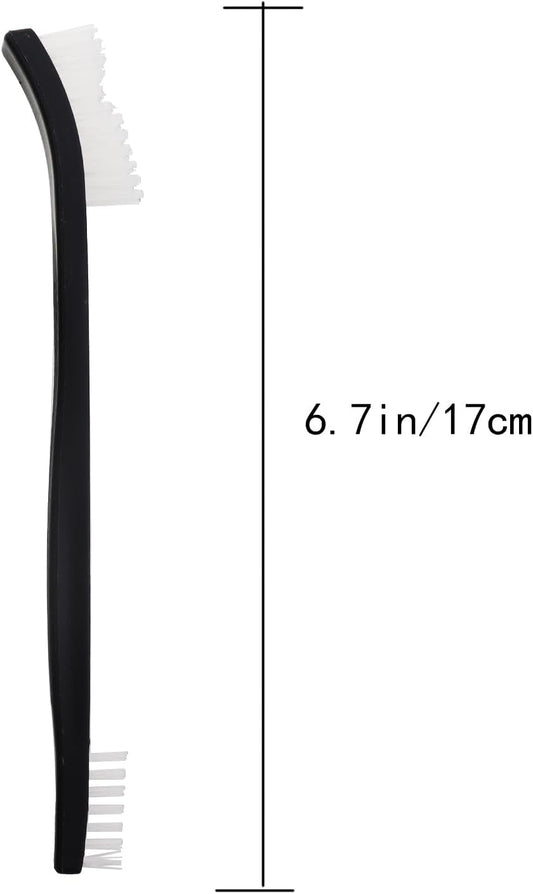 5PCS Dual Head Cleaning Brush Set Universal Gap Mini Stiff Bristle Thin Brushes for Kitchen Sinks Bathrooms Small Details Small Corners and Spaces Cleaning Plastic Stain Removal Tools