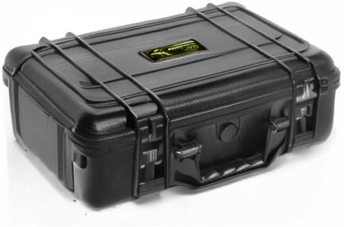 8" Small Hard Case with Pluck Foam Insert, 8.6 x 4.9 x 1.9 Inch - Protective Waterproof Plastic Tiny Box for Storage Medical item, Micro Tools - Lockable, Portable for Travel