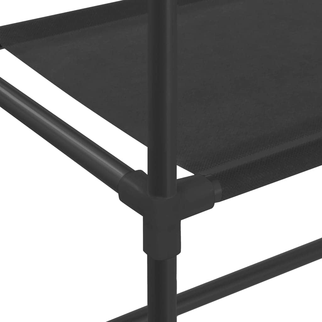 3-Tier Storage Rack Over Laundry Machine, Stainless Steel Over Washer Dryer Shelf, 27.2x11x66.5 Inches Black Organizer for Bathroom and Laundry Room