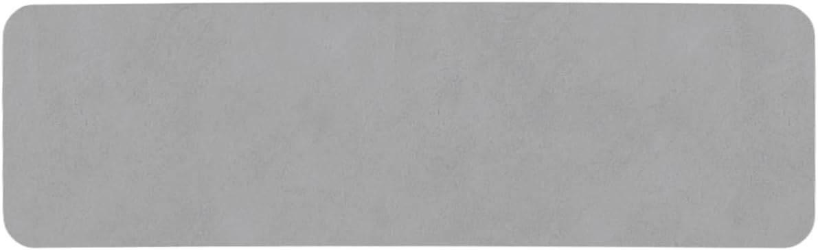 TYUU Bath Mat, Bathroom Rugs Non Slip Washable Thin Absorbent Quick Dry Bath Mat Fits Under Door Bathroom Floor Mat Perfect for Bath, Shower, or Sink 16"x24" Dark Grey
