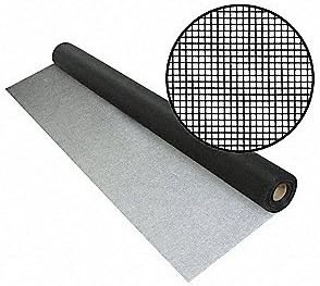 Window Screen Kit w/White Aluminum Frame, Corners, Spline, Springs, Pull Tabs, and Screen Mesh