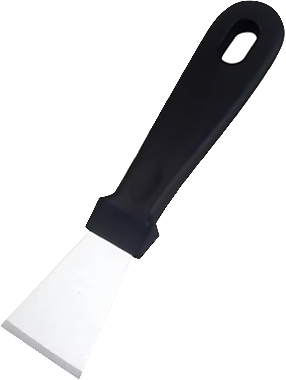 Glass Stove Curved Edge Scraper Flexible Black Straight Tool for Grease and Residue Removal