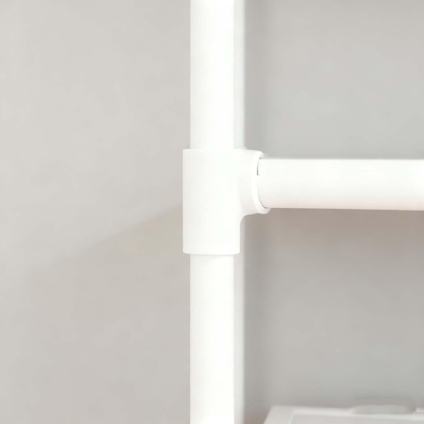 Over Washer Dryer Shelves - Heavy Duty Metal Storage, Freestanding Shelving for Laundry Room Bathroom Organizer(White)
