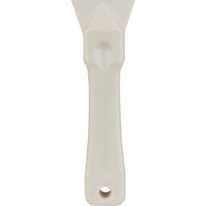 SPARTA Polypropylene Scraper Tool Food Safe Scraper for Removing Caked-On Residue in Commercial Kitchens, Plastic, 7.82 x 3 Inches, White