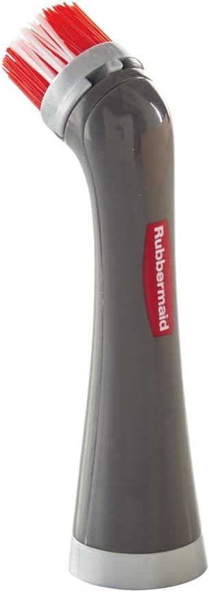 Rubbermaid Reveal Power Scrubber with Multi-Purpose & Grout Head, Cordless Electric Battery Powered Scrub Brush, Water Resistant, for Home/Kitchen/Bathroom/Grout/Tile/Shower/Tub