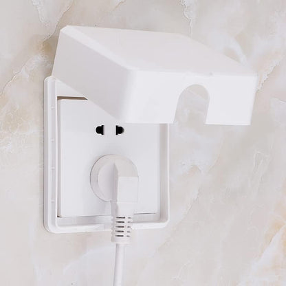 Heyiarbeit Weatherproof Cover Plug in Use Outlet Receptacle Protector 5.59"x3.27"x1.89"(LxWxH) for Retrofit Siding Construction 120 Type Transparent 1Pcs