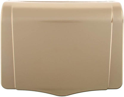 Fielect 2Pcs Weatherproof in Use Outlet Cover Plug Receptacle Protector for Retrofit Siding Construction Transparent 118 Type 210x100x47mm