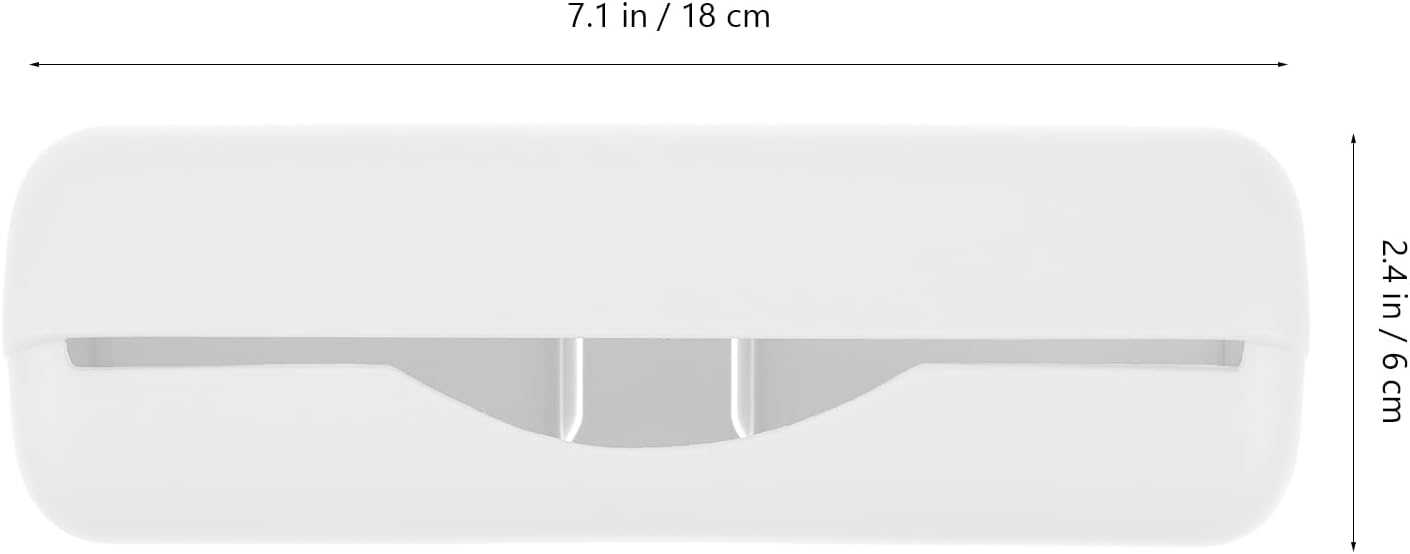 Cabilock Wall Mounted Plastic Bag Holder Trash Bag Dispenser Roll Holder Grocery Bag Storage Dispenser Hanging Over Cabinet Door Under Sink Bag Saver for Kitchen Bathroom White