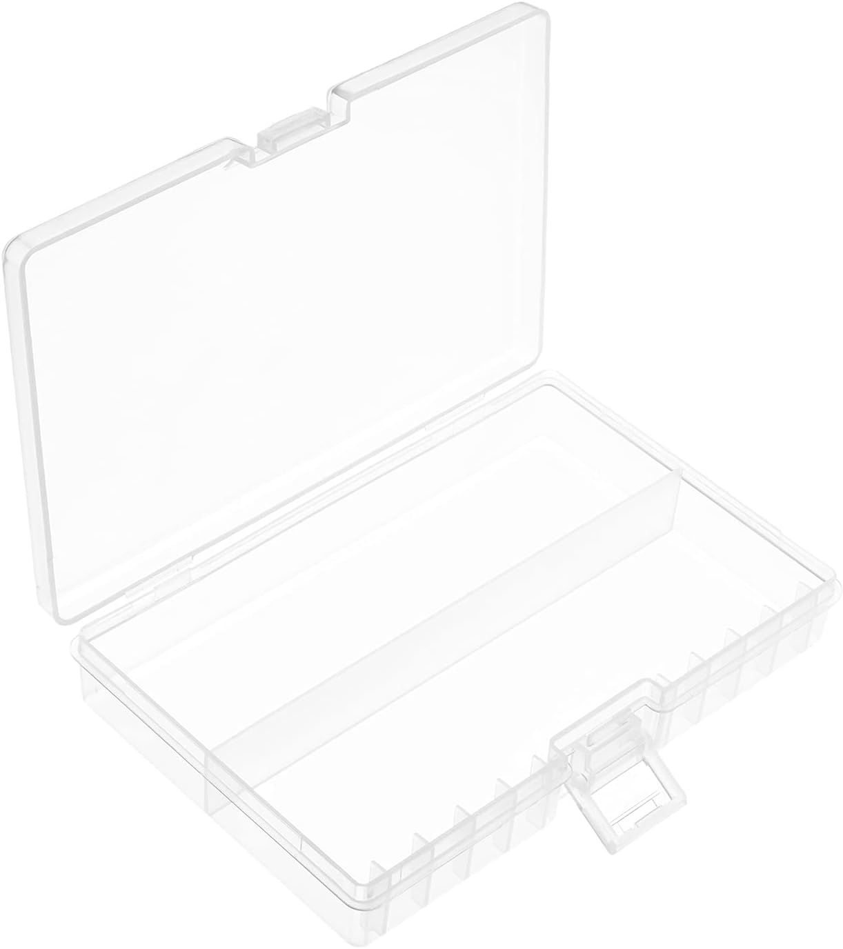 Fielect AAA/AA/C/D Battery Storage Case Holder Organizer Box Transparent