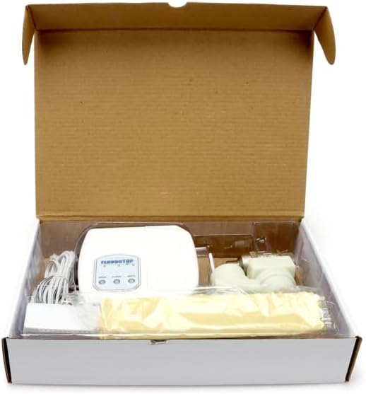 FloodStop Sink Leak Detector Kit with Automatic Water Shut-Off and Visual/Audible Alarms, 3/8" Compression, Hot & Cold Valves