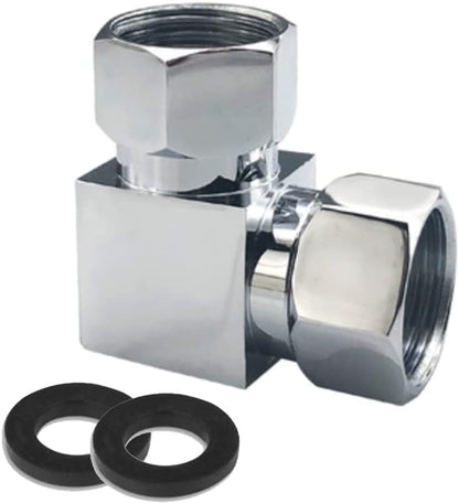 Water Diverter Fitting Adapter, Add-A-Tee G1/2" Hose Connector Adapter for Angle Valve adapter, Shower arms, Toliet Bidet Sprayer, Hose Pipe Fittings (3 Way T2)