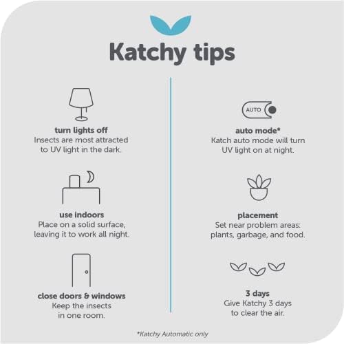 Katchy Original and Midnight Glue Board Refills (8 Pack) - Indoor Insect Trap Glue Board Refills for Mosquito, Gnat, Moth, Fruit Flies - Non-Zapper Traps for Buzz-Free Home