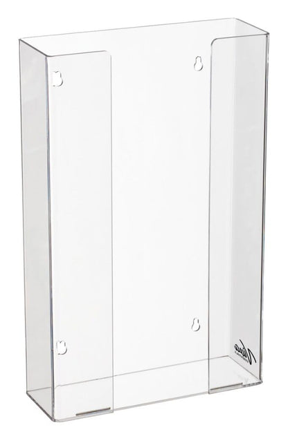 AdirMed VivaEssentials Double Glove Box Holder, Wall Mount or Free Standing Black Acrylic Glove Holder