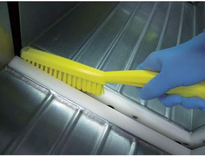 Vikan 13/16 in W Scrub Brush, Stiff, 11 51/64 in L Handle, 5 51/64 in L Brush, Blue, Plastic 41953-1 Each