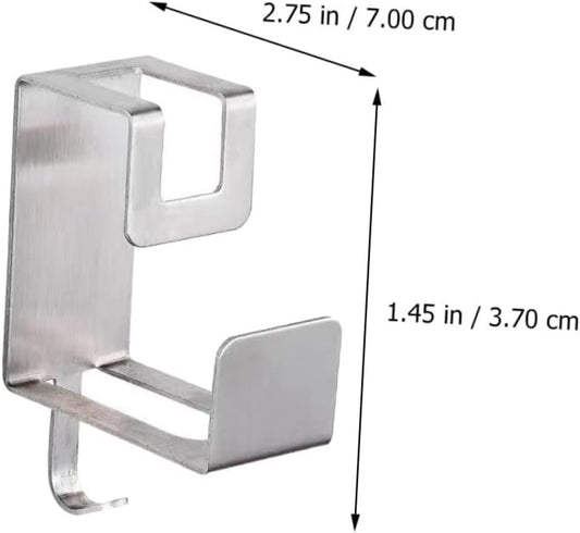 2pcs Wall-Mounted Washbasin Rack Bathroom Storage Holder for Towel Cleaning Cloth Compact Design for Space-Saving Easy Installation Strong Adhesive