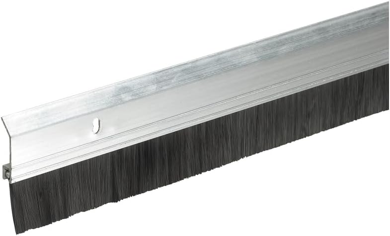 Frost King SB36 2 x 36" Extra Aluminum/Brush Door Sweep, Silver