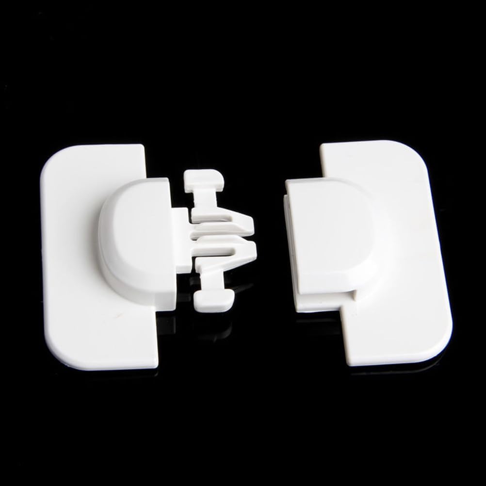 Upgraded Invisible Baby Proofing Cabinet Latch Locks：Child Safety Locks for Cabinets and Drawers, Fridge - Strong Adhesive Latches for Easy Installation No Drilling or Tools Required for Installation