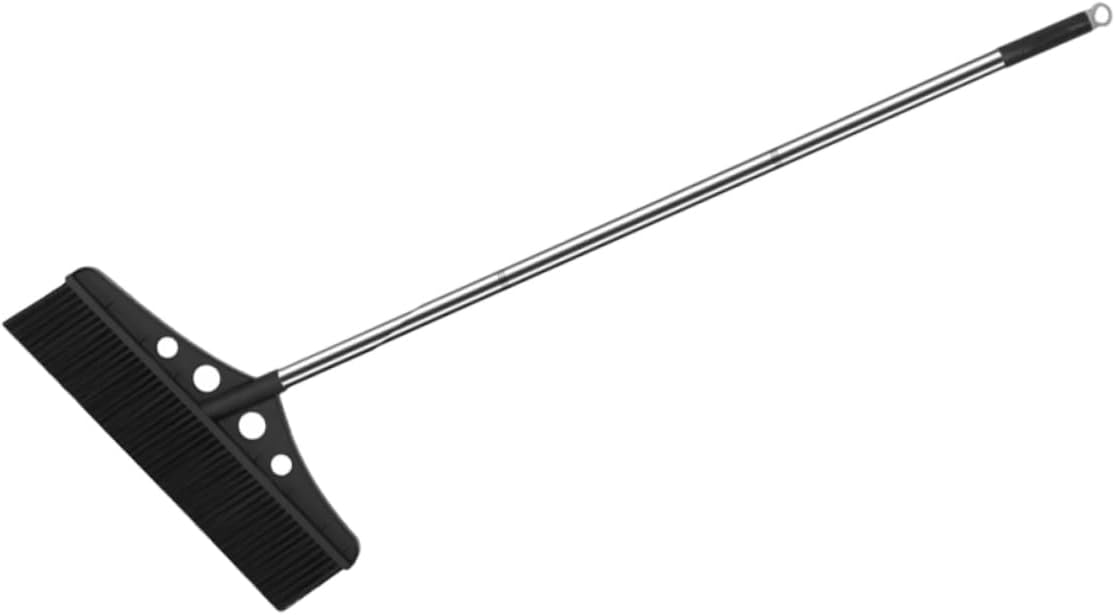 Heavy Duty Outdoor Broom Handle Detachable Wide Brush for Efficient Cleaning of Gardens Patios and Versatile Cleaner for Concrete and Brick