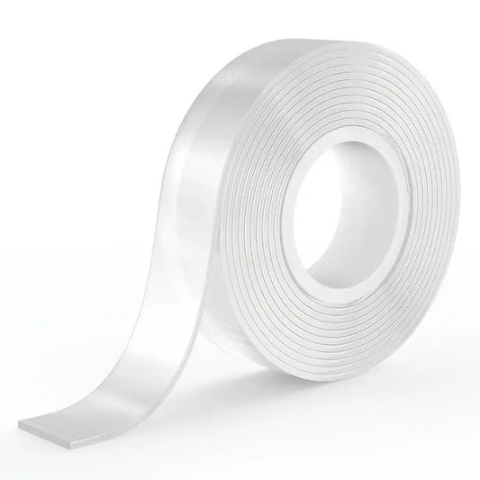 Heavy Duty Double Sided Tape/Nano Tape-Clear/No Residue Removable Mounting Tape for Walls, Bathroom, Mats, Picture Hanging/Adhesive Strips (20mm Width x 16.5 feet)
