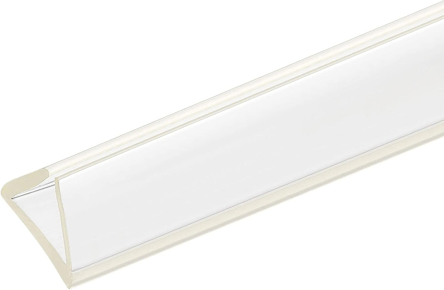 uxcell U Channel Edge Trim, 4.9ft Length Soft Rubber Guard Seal Strip Edge Protector Fit for 1-2mm Edge, (9/32" W x 5/32" H) Clear