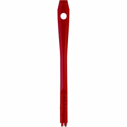 Vikan - 44016 Detail Brush, Multifunctional, Slip-Resistant Cleaning Tool, Extra Stiff Polypropylene & Polyester Bristle, 8 Inch, Yellow