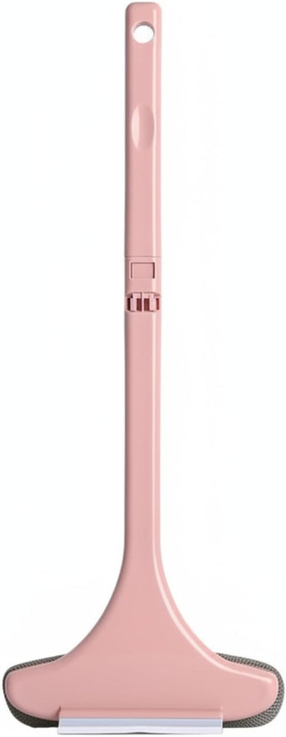 Versatile Double-Sided Screen & Glass Cleaning Brush, Multipurpose Mesh Tool for Fixed Windows, Durable PP Plastic