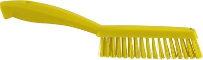 Vikan 13/16 in W Scrub Brush, Stiff, 11 51/64 in L Handle, 5 51/64 in L Brush, Blue, Plastic 41953-1 Each