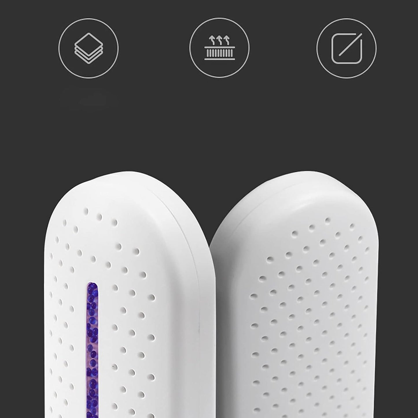 Electric Dehumidifier, USB Rechargeable Rectangle Air Dehumidifier 16.8x5.8cm/6.6x2.3in Mini Portable Dehumidifying Machine for Home Wardrobe Cabinet
