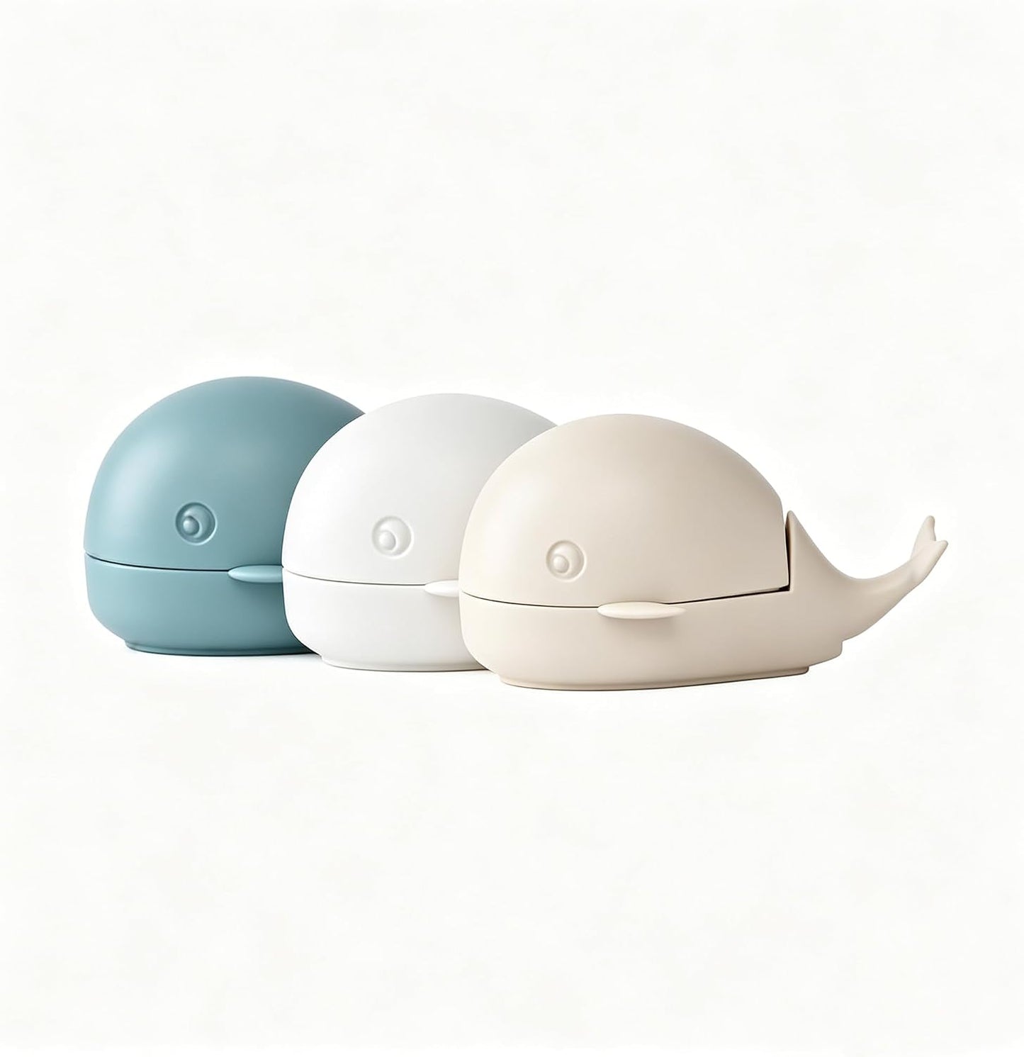 Cute Whale Shape Laundry Scrub Brush, Soft Fine Plastic Bristles Garment Stain Remover Brush for Clothes, Fabric, Sofa and Bedding Household Cleaning Tool，3-Pack