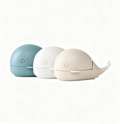Cute Whale Shape Laundry Scrub Brush, Soft Fine Plastic Bristles Garment Stain Remover Brush for Clothes, Fabric, Sofa and Bedding Household Cleaning Tool，3-Pack