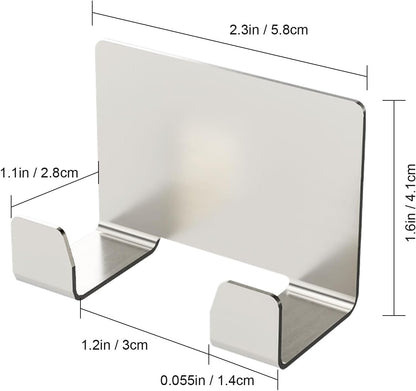 Razor Shower Holder, 2 Pack, Wall Hooks with Loofah and Razor Hooks