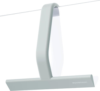 dancemoon JustHang Shower Squeegee for Glass Doors, All-in-One Award-Winning Silicone Squeegee with Built-in Hook for Bathroom, Window, Mirror, Tile Wall, Car, Streak-Free Cleaner Tool, 10-Inch Black
