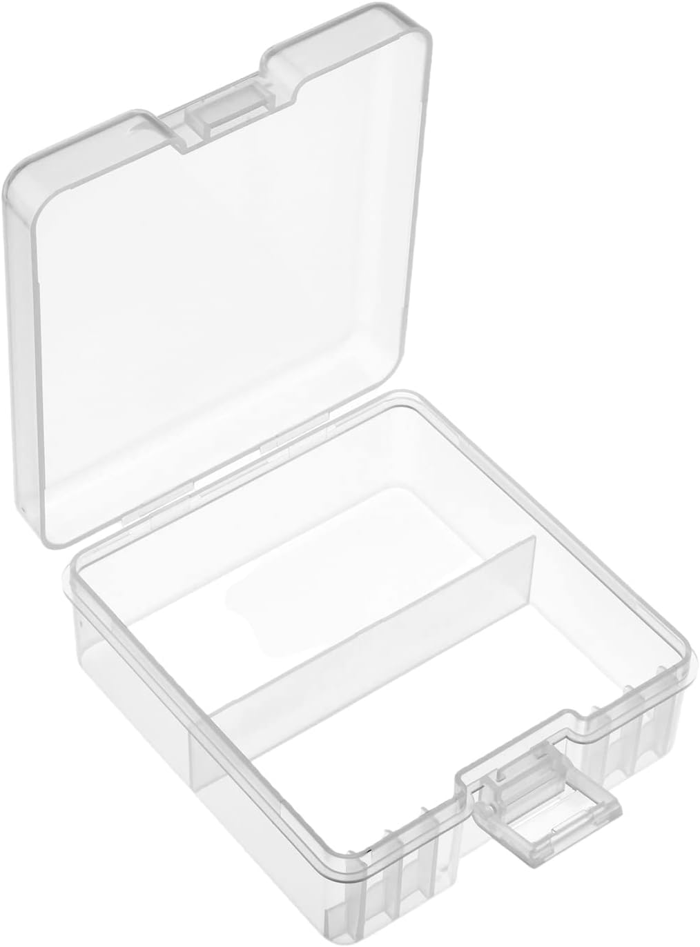 Fielect AAA/AA/C/D Battery Storage Case Holder Organizer Box Transparent