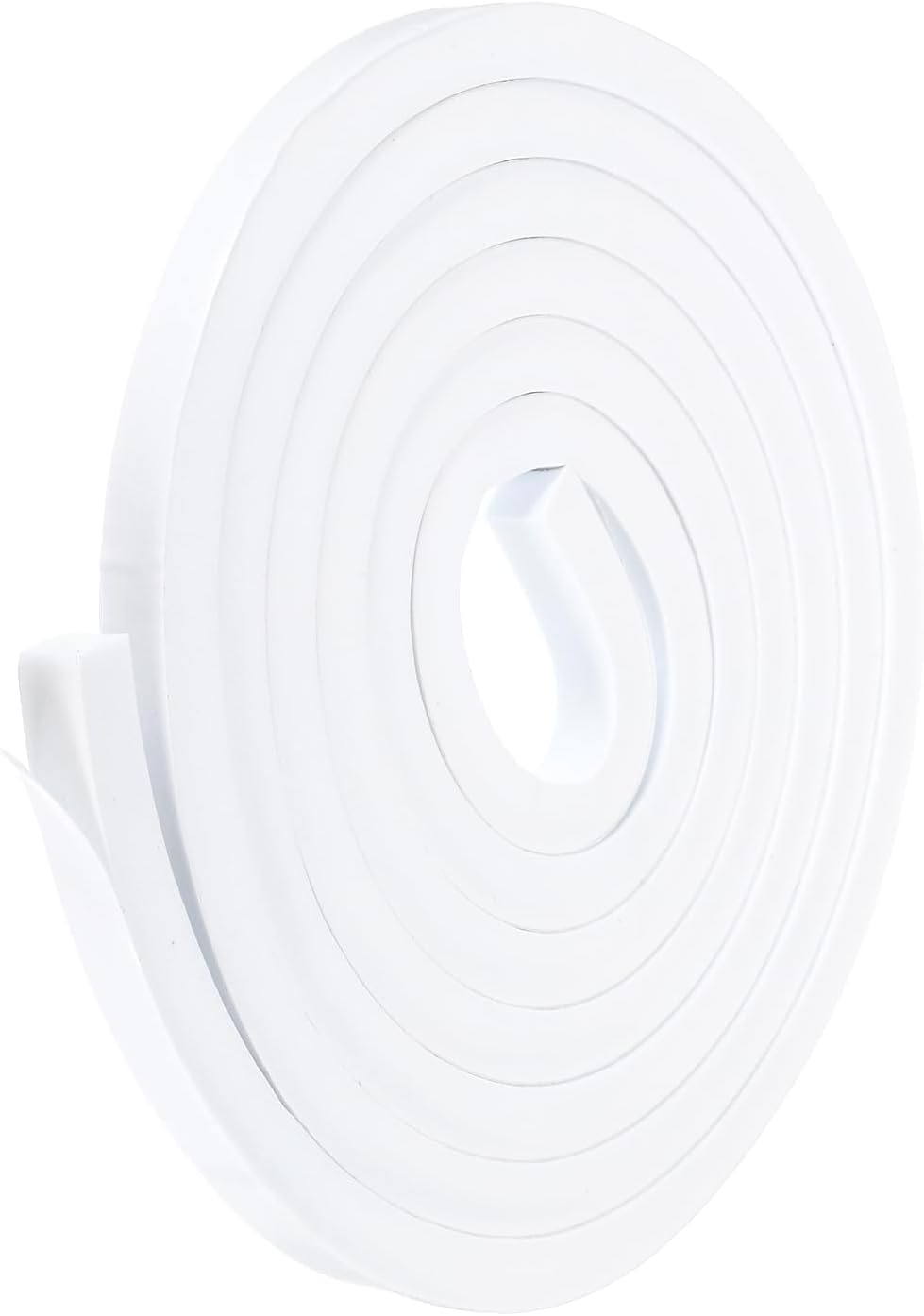 PATIKIL Weather Stripping Door Seal Strip, 3/8 Inch x 1/4 Inch x 32 Ft Self Adhesive Soundproof High Density Foam Tape Insulation for Door Window Air Conditioning, White - Colors A