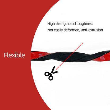 Foam Rubber Seal Strip, Self-Adhesive Rectangle EPDM Rubber Weather Stripping for RV, Boat, Auto, Truck, Marine, Garage Doors/Window and More, W:0.5"; H:0.25",13FT
