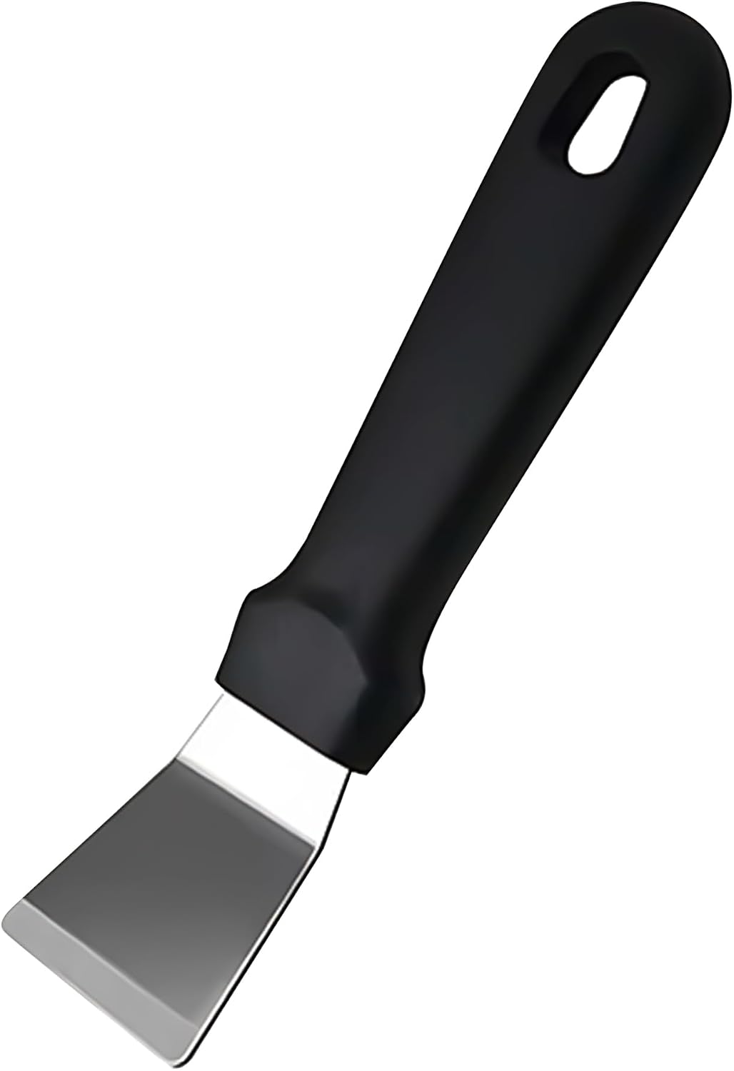 Glass Stove Curved Edge Scraper Flexible Black Straight Tool for Grease and Residue Removal