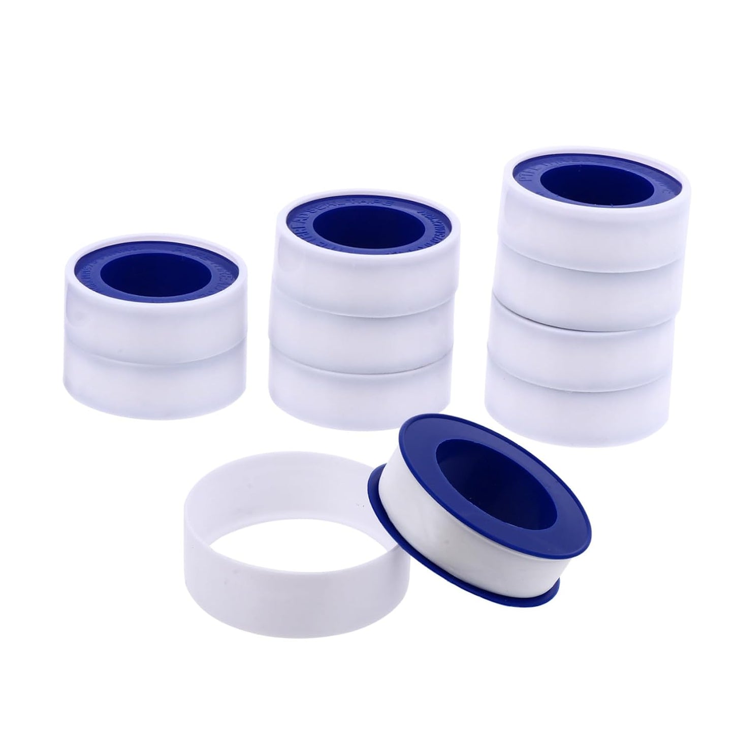 30pcs PTFE Thread Seal Tape for Plumbing High-Temperature Duct Tape Moisture Acid Cover for Protection for Leak Prevention and Pipe Sealing