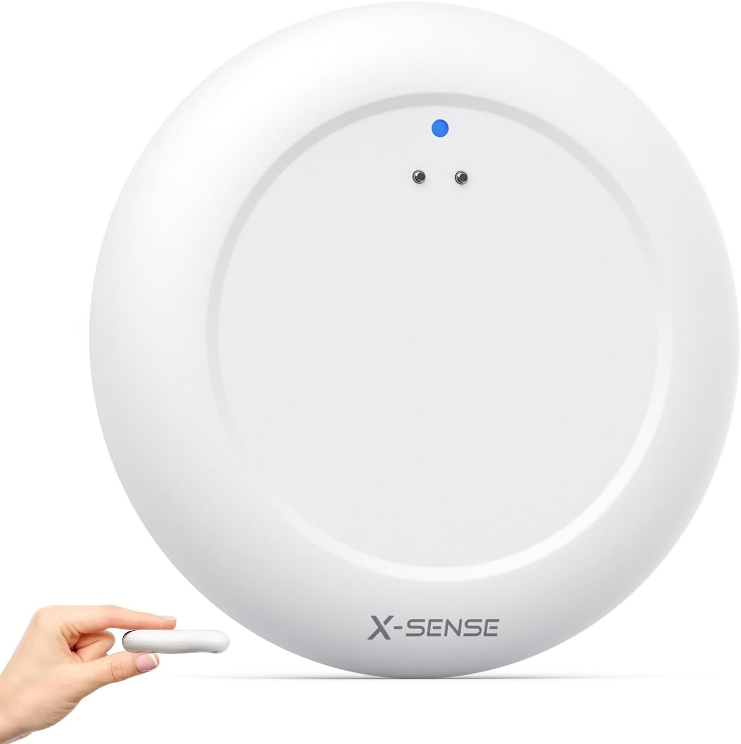 X-Sense Water Leak Detector Kit, Wi-Fi Water Sensor Alarm, SWS0A41 | Base station included for app alerts; water alarm coverage for sinks, heaters, washers, bathrooms, basements and garages