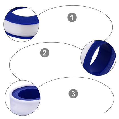 VALICLUD 20pcs High-Temperature PTFE Tape Waterproof Plumbers Tape Thread Sealing for Plumbing and Pipe Repair