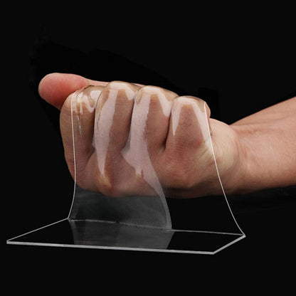 Nano Double Sided Tape Reusable Removable Washable Double Sided Sticky Strips Seamless Traceless Tape Adhesive Kitchen Holder (Width 30mm x Length 30mm)