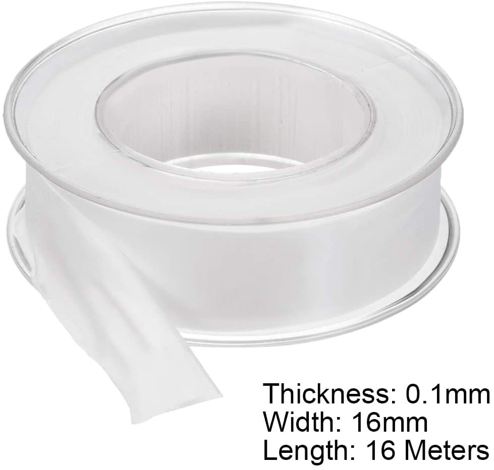 XYWHPGV PTFE Pipe Sealant Tape, 18mm by 20m for Plumber Pipe Thread Seal, 5pcs(476ff 6e280 4cc98 0aec5 370e7 cc1e3