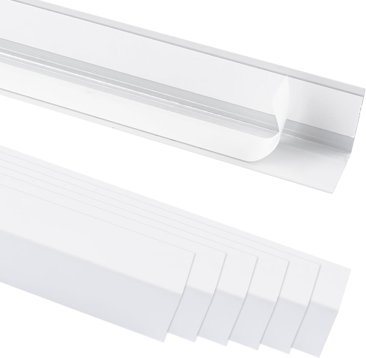 INCREWAY 1Pack Wall Corner Protector, Self-Adhesive Corner Guard Edge Protection Strip, 6.56ft PVC Protector for Wall Furniture Door Frame Table Countertop Cabinet (Clear)