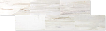 STICKGOO 10-Sheet Subway Tile Peel and Stick Backsplash, Seamless Design Polished Eurasia Beige Kitchen Backsplash Wall Tiles, Glossy Surface Waterproof Stick on Tile for Bathroom, RV, Fireplace