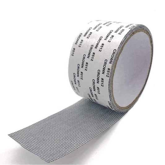 Window Screen Repair Tape Kit - Strong Adhesive & Waterproof Tape, Repair for Window Screen and Screen Door Tears Holes, Screen Patch (Black)