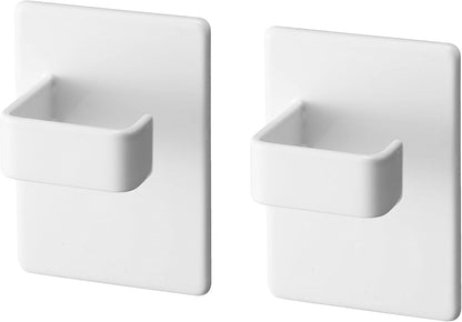 Yamazaki 3623 Magnetic Laundry Hanger Storage Rack, White, Approx. W 2.4 x D 3.3 x H 18.1 inches (6 x 8.5 x 46 cm), Tower, Washing Machine Side, Laundry Hook, Included