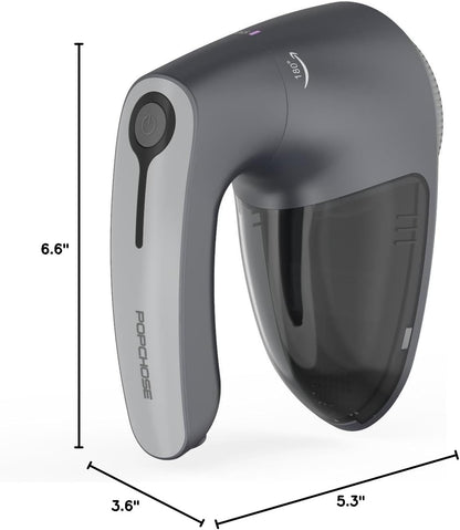 POPCHOSE Fabric Shaver, Lint Remover for Clothes, Lint Shaver with 6-Leaf Blades & 2 Speed, 2000mAh Rechargeable, Sweater Shavers to Remove Pilling, Electric Lint Remover for Couch, Furniture, Fuzz