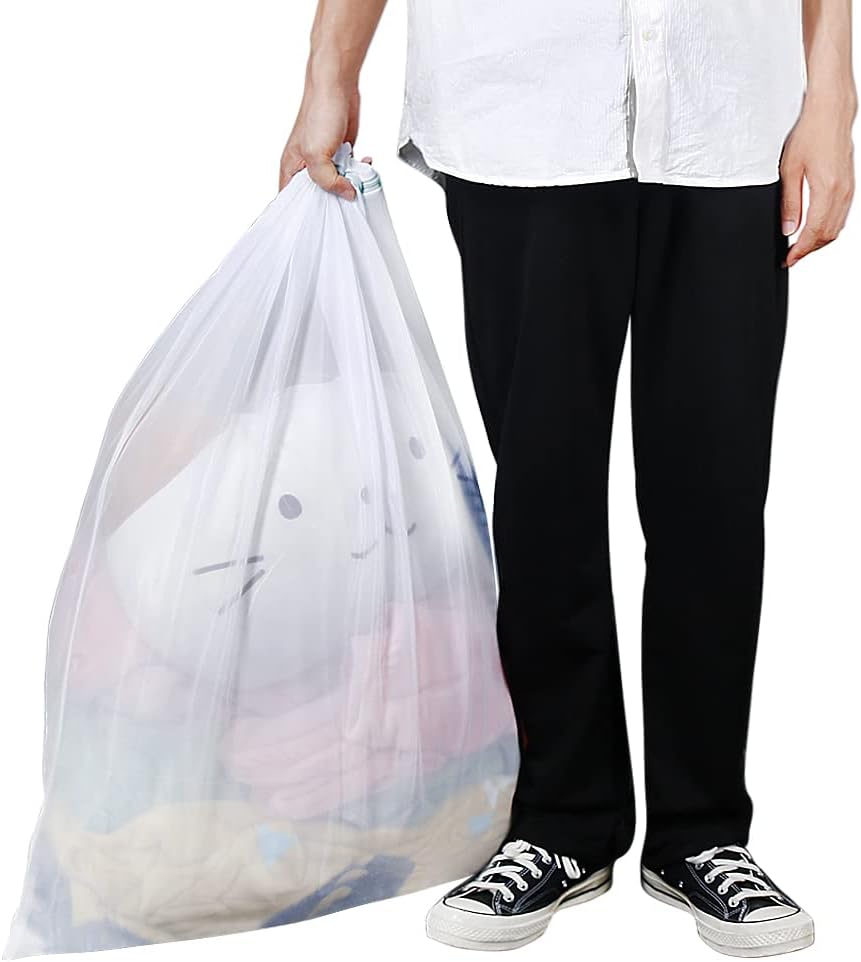 Tenn Well Extra Large Mesh Laundry Bags, 2 Pack 43 x 35 inch Jumbo Delicates Bag for Washing Machine, Large Mesh Bags for Delicates, Coats, Blankets, Bedding, Toys, Pet Items
