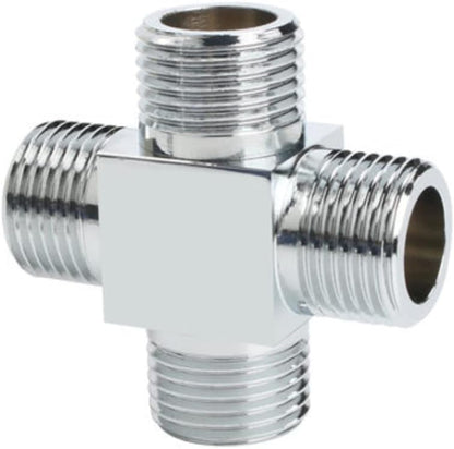 Water Diverter Fitting Adapter, Add-A-Tee G1/2" Hose Connector Adapter for Angle Valve adapter, Shower arms, Toliet Bidet Sprayer, Hose Pipe Fittings (3 Way T2)