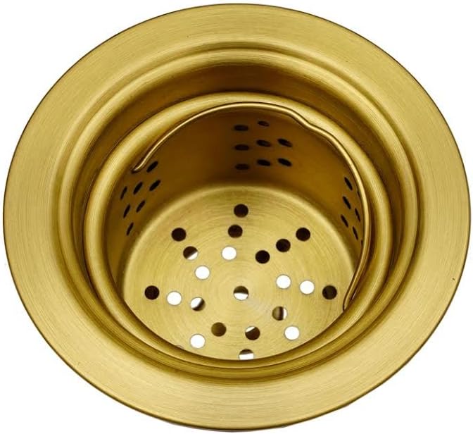 STARSTAR 3-1/2in Stainless Steel Sink Drain Kit with Removable Deep Basket and Sealing Lid