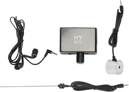 20000X Underground Water Leak Detector -70D db Detection Device | Double Probe Water Leak Detection Equipment, AC100-240V US Plug Water Pipe Monitor Kit for Construction Pipeline Inspection